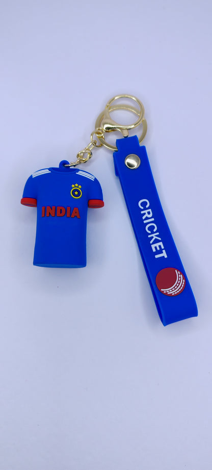 Dhoni Jersey rubber keychain