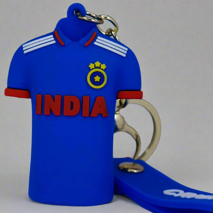 Dhoni Jersey rubber keychain