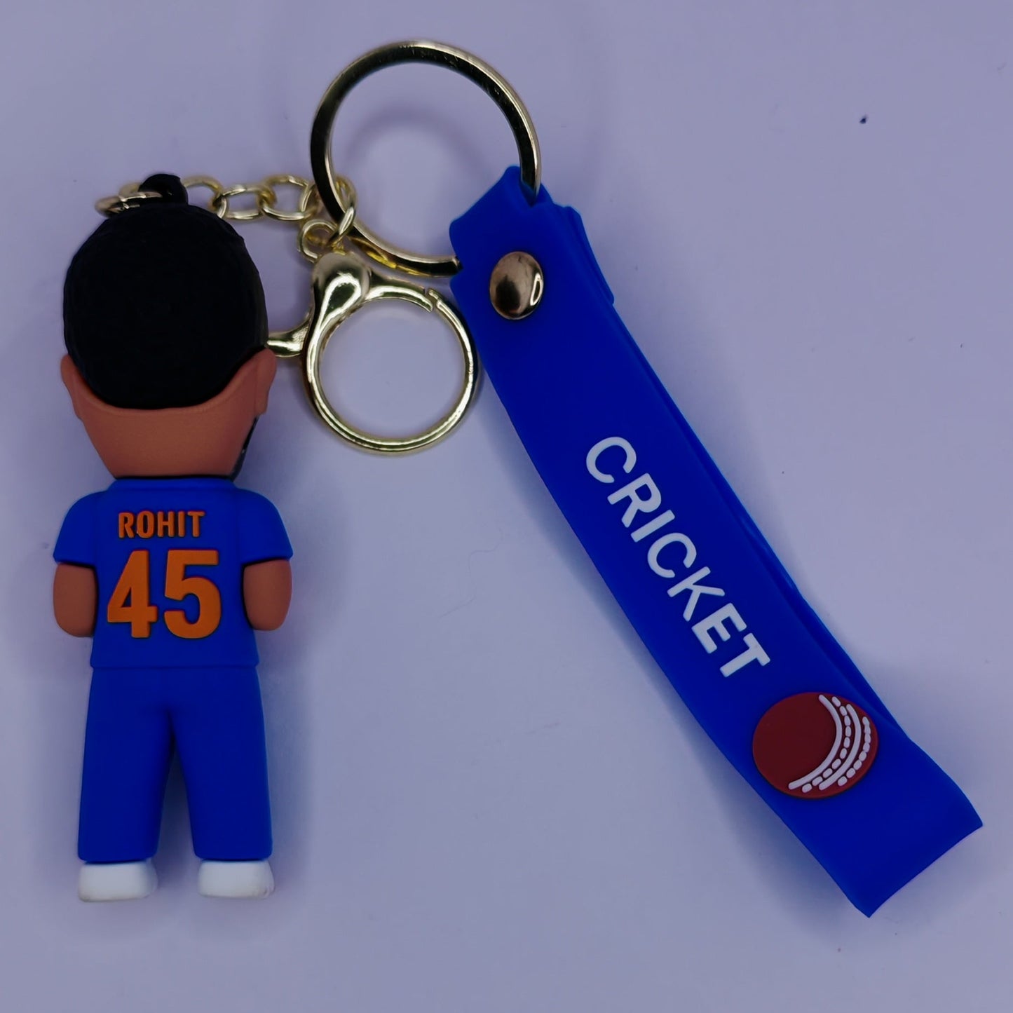 Rohit Sharma 3d silicone keychain