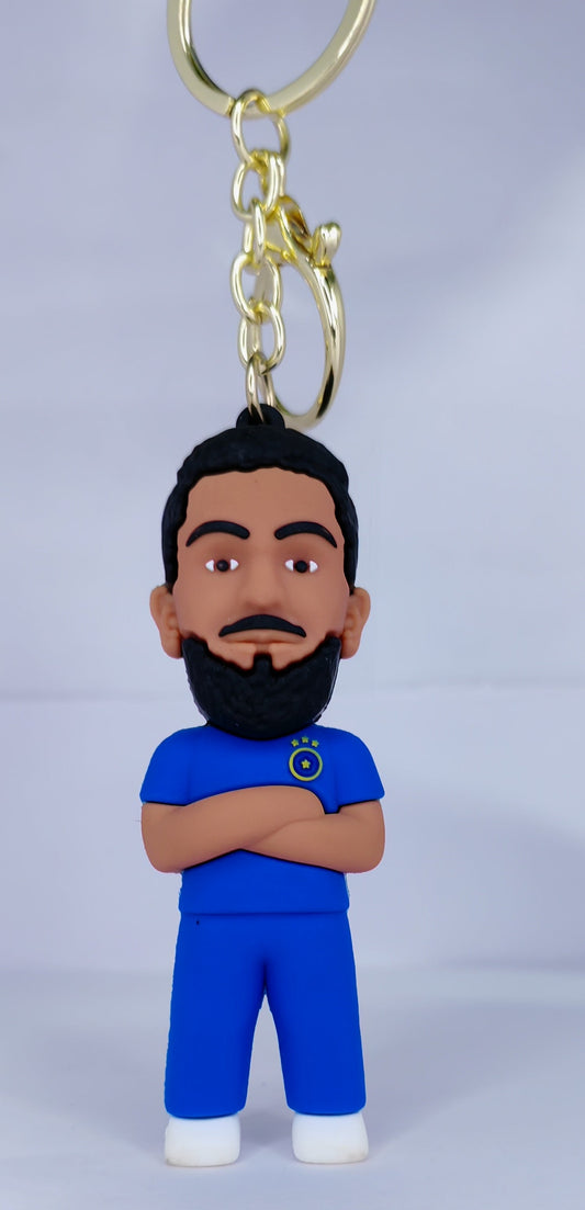 Virat Kohli 3d silicon keychain