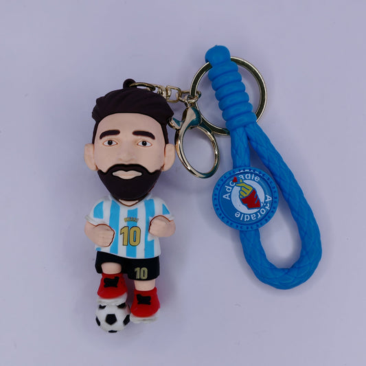 { MESSI } 3D SILICON KEYCHAIN