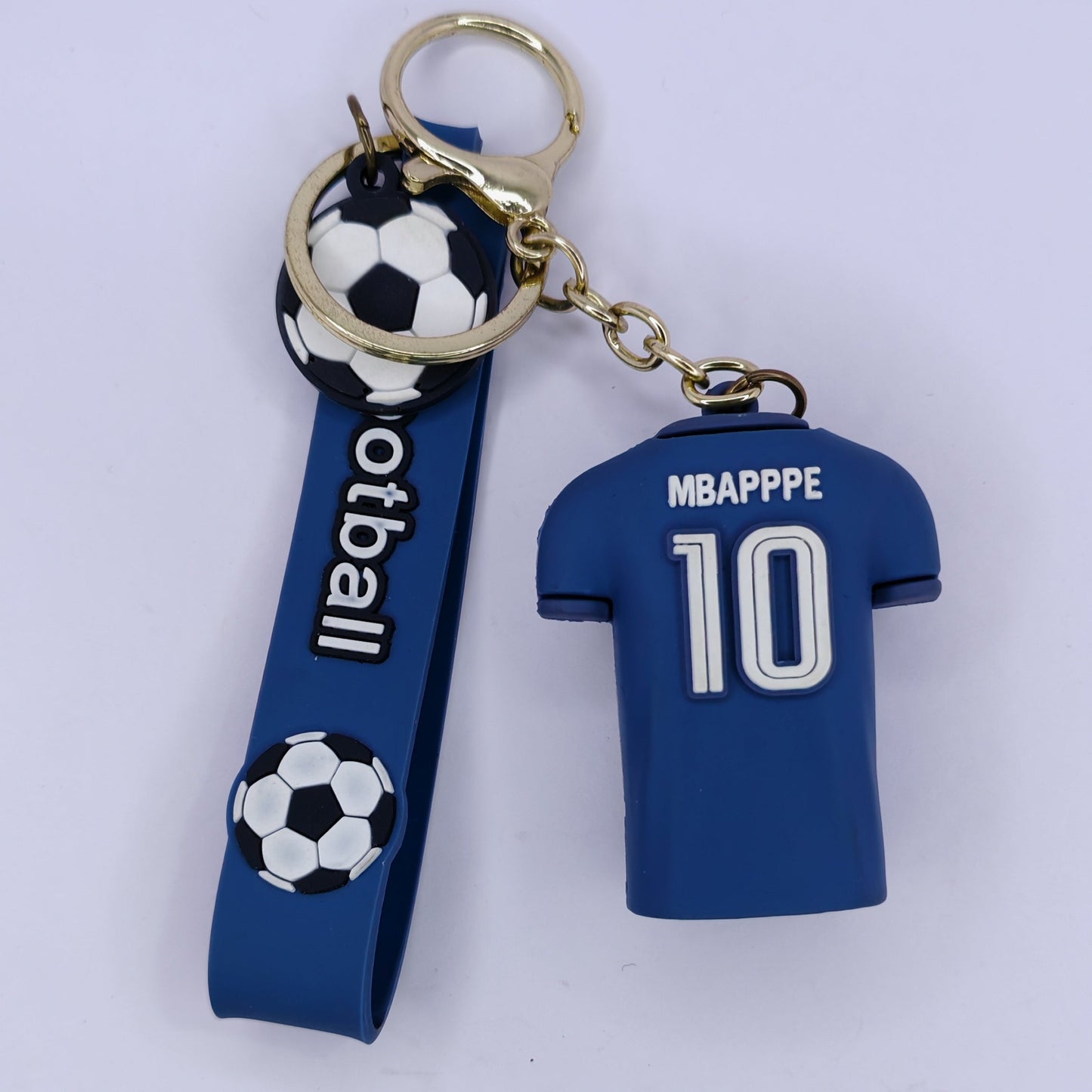 Football 3d silicon jersey keychain { MBAPPE }