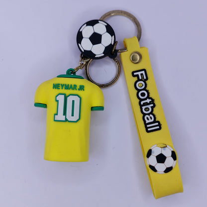 { Neymar Jr } 3d silicon jersey keychain