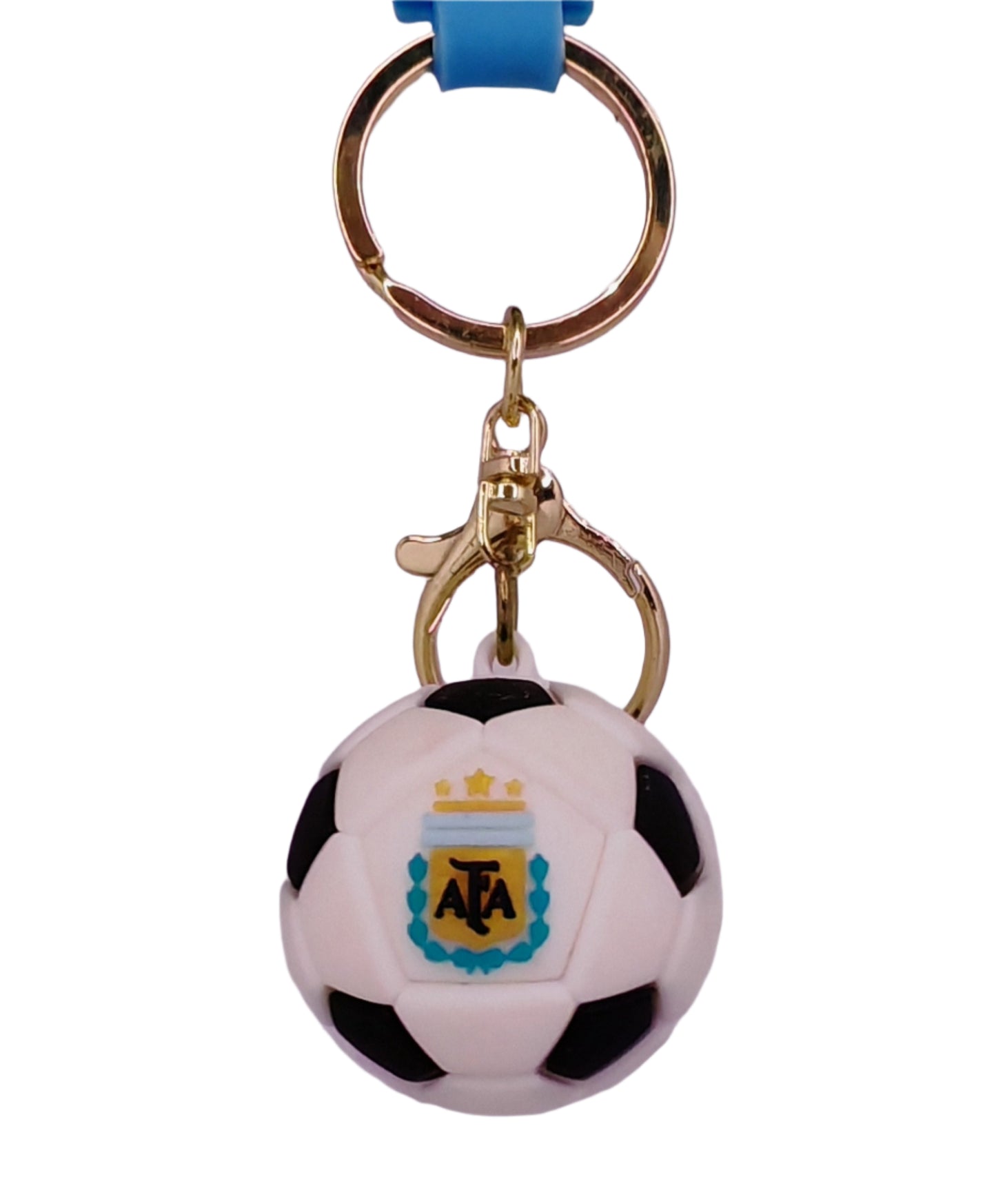 Football 3d silicon keychain